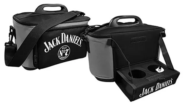 Jack Daniel's Cooler Bag with Tray. Lunch Box. Picnic Drink Food.