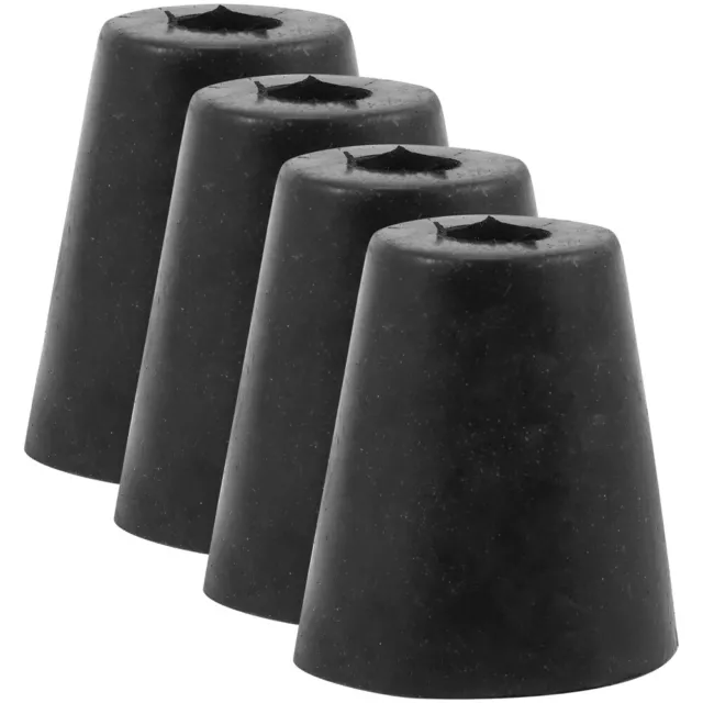 4 Pcs Rubber Speaker Mat Amplifier Cabinet Leg Pad Fence Post Caps