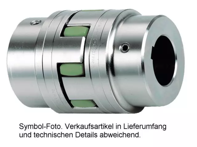 KTR Rotex 28 STAHL Kupplung komplett, Bohrung mit Nut wählbar, 64 SH-D Zahnkranz