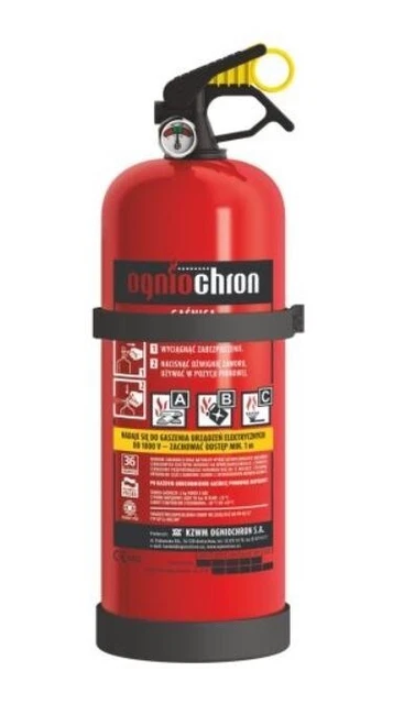 Extincteur Poudre Sèche 2kg Feux ABC Poids 3,5 Kg Diamètre 110 mm Hauteur 355 mm