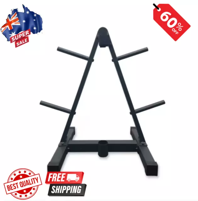 Weight Plates Storage Rack Weight Tree Stand 74cm Large Home Gym Barbell Plate