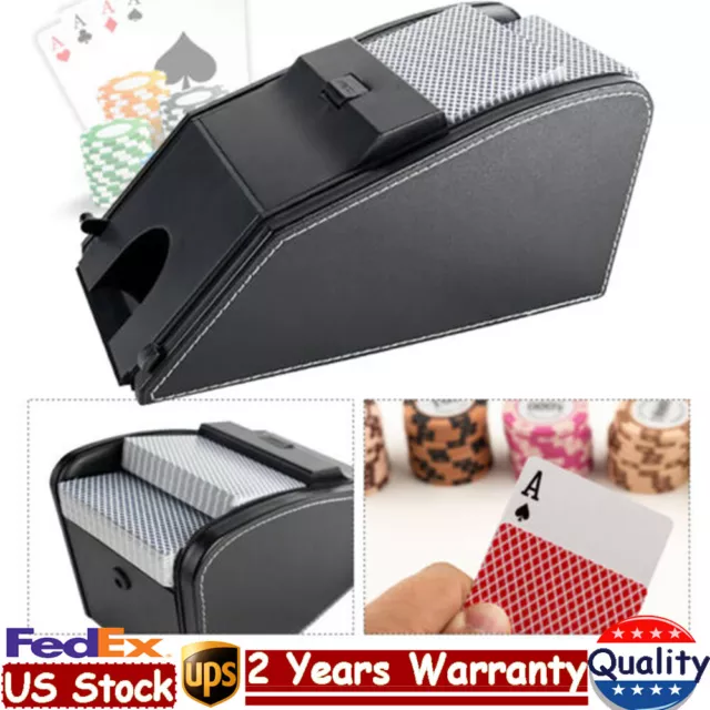 Automatic Electronic Card Casino Shuffler Dealing Dispenser Shuffle Machine USA