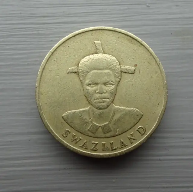 1986 Swaziland One Lilangeni Coin
