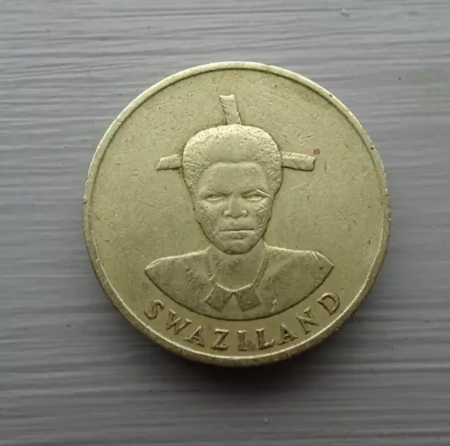 1986 Swaziland One Lilangeni Coin