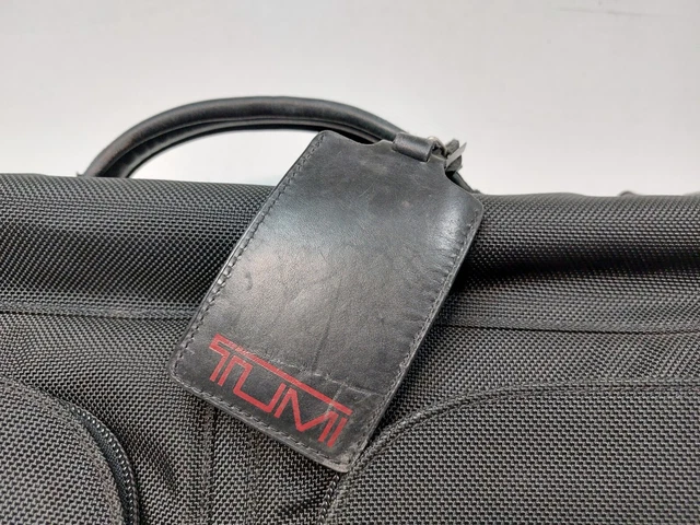 TUMI Alpha Classic Garment Bag Black Ballistic Nylon Bi-Fold 22134D4 2
