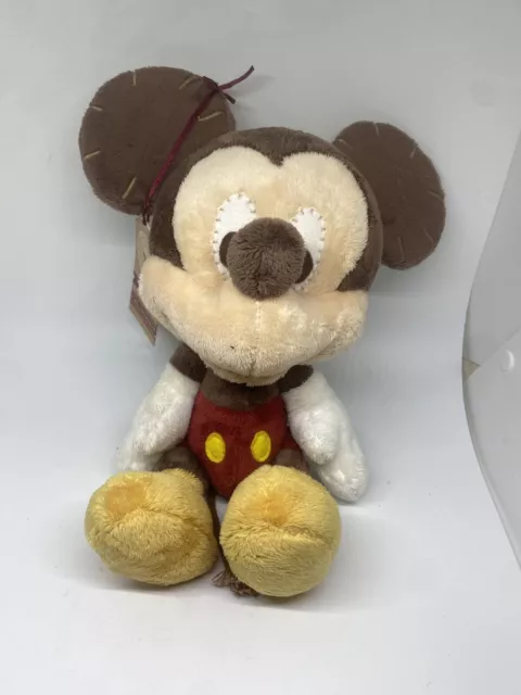 DISNEY MICKEY MOUSE 12” Soft Plush Jointed Toy New Bnwt Made With Love ...