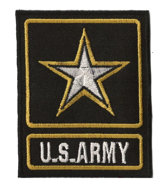 Patch écusson Armée US Militaire Camouflage - Thermocollant, 9x6,5 Cm, Brodé Polyester, Pour Vêtements Ou Sacs