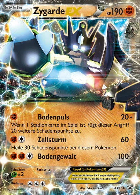 Pokemonkarte Zygarde EX Promo XY151