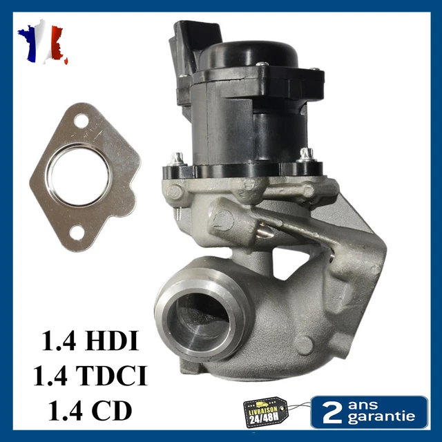 Vanne EGR électrique Pour Moteur 1.4 HDi/TDCi - Compatible Citroën, Peugeot, Ford, Mazda, Toyota