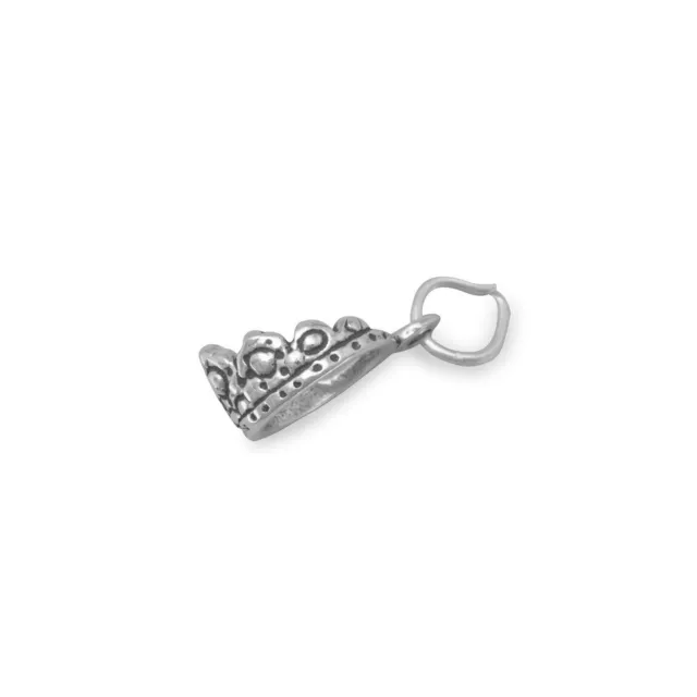 Precious Stars Sterling Silver Tiara Bracelet Charm