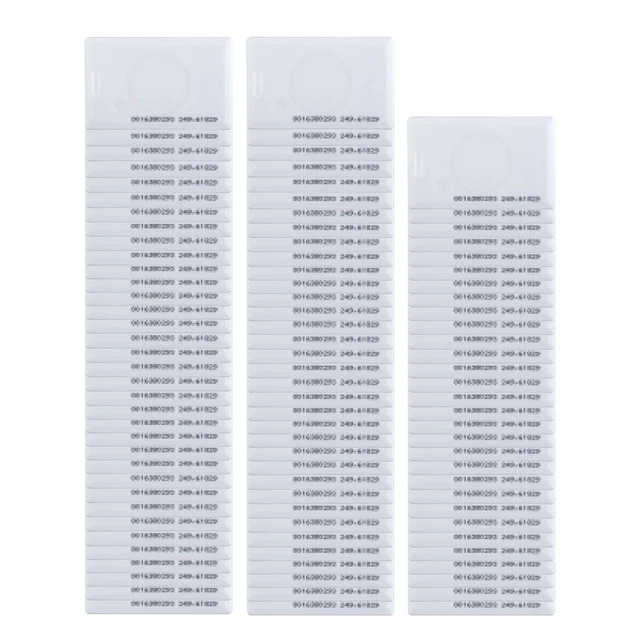 100pcs 1.8mm RFID Card EM4100 Plastic White for Door Access Reader Lock Security