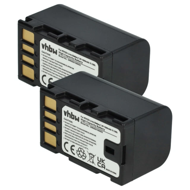 2X Akku BN-VF823 Für JVC GR-D... / GZ-HD