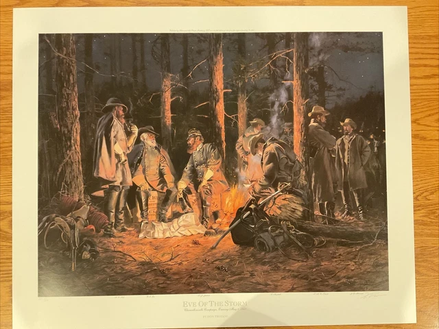 Don Troiani "Eve of the Storm" AP Mint Collectible Civil War Print