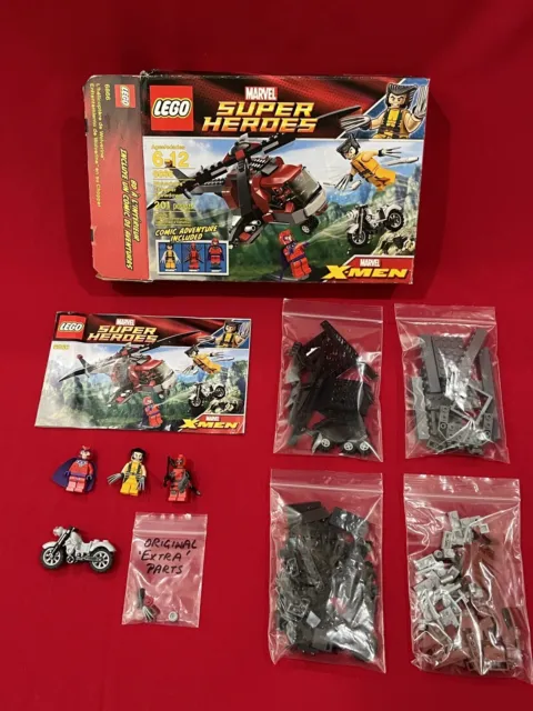 LEGO Marvel Super Heroes 6866: Wolverine's Chopper Showdown 100% Complete + BOX