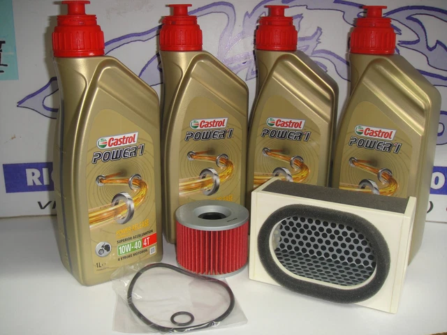 Inspektionspaket Öl Castrol Power 1 10W40 + Filter Kawasaki Z 750 S