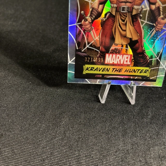 TOPPS MARVEL CHROME 2024 Kraven The Hunter Spider Web Refractor/399 £5.