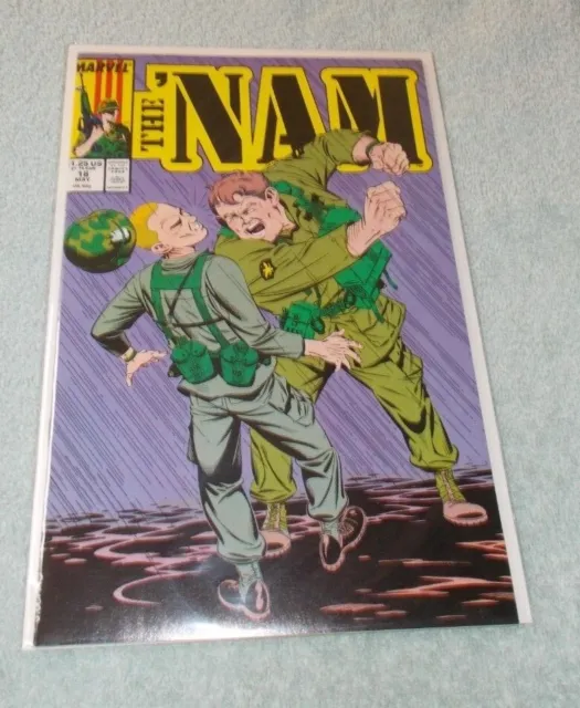 The Nam # 18 1988 Marvel War Comic Doug Murray Vf (Thank You Vets!)