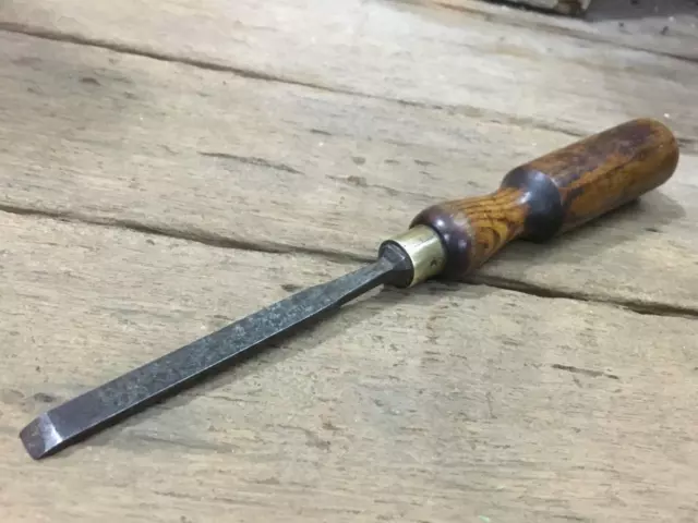 Vintage Old Marples & Sons Firmer Chisel 9.5" Long Woodworking Tool, England