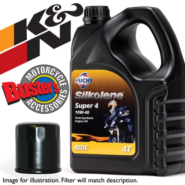 Kawasaki Z 1000 ZR1000A2H 2004 Super4 Oil & K&N Filter