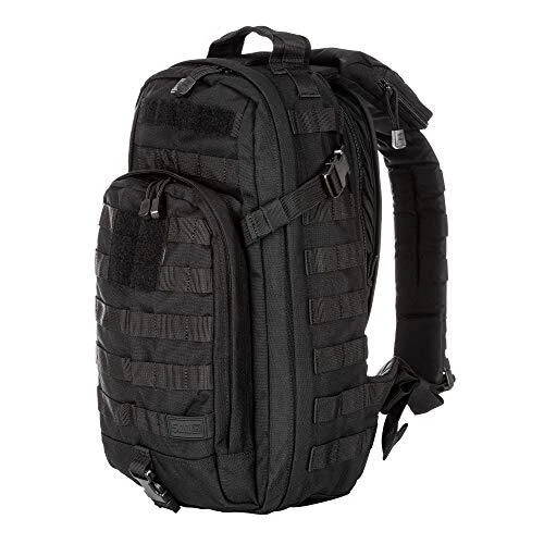 RUSH MOAB 10 Tactical Sling Bag Shoulder Pack Military Backpack, Style Black