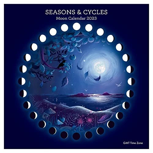 SEASONS & CYCLES Moon Calendar 2023 UK (30 x 30cm) 26.69 PicClick