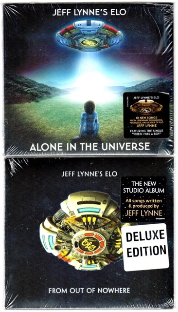 Jeff Lynne's ELO BUNDLE Alone In The Universe + From Out Of Nowhere 2 NEW CDs