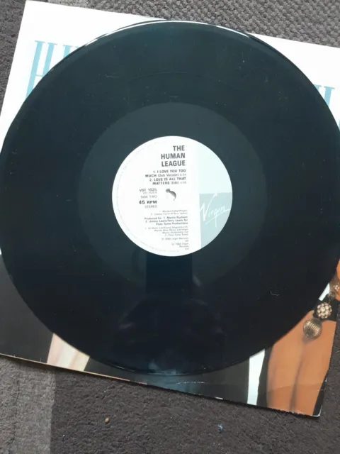 Human League Love Is All That Matters (Extended Remix) 12" Single 3