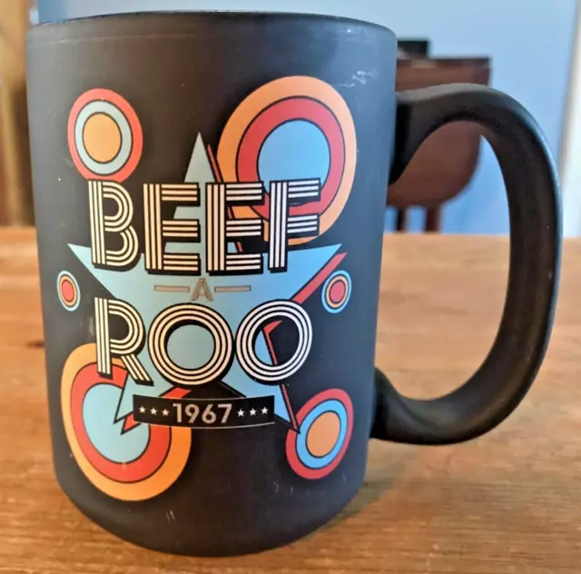 Beef A Roo Coffee Mug Restaurant Retro Advertising Cup Rockford Illinois Chicago