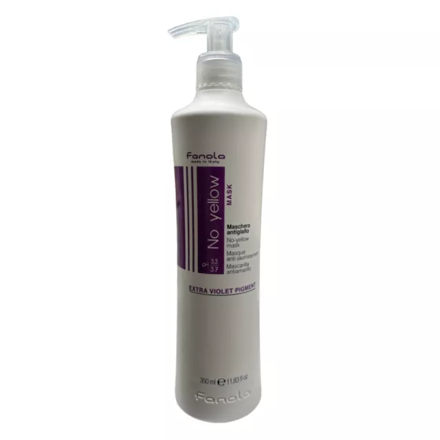 Fanola No Yellow Maske Anti Gelbstich Silber Haarmaske - 350 ml