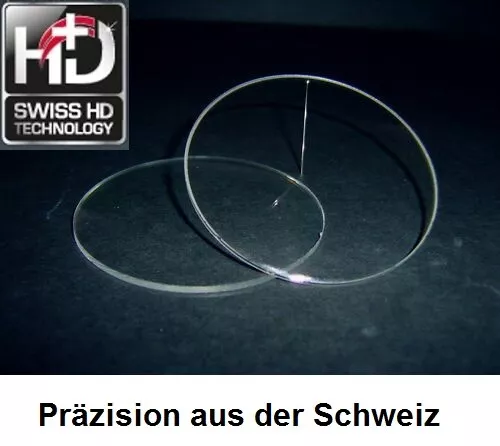 2 Kunststoff-Brillengläser 1,5/1,50 mit Hart-Superentspiegelung SwissMade