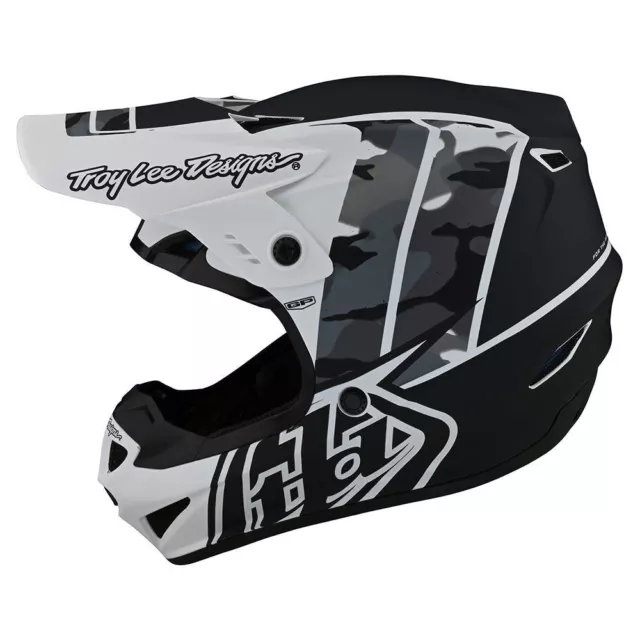 Troy Lee Designs 2024 GP Helmet Nova Camo White Motocross MX Quad ATV Off Road