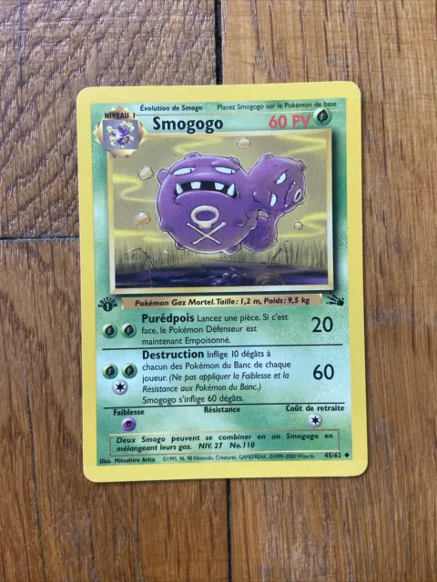 Carte Pokemon - SMOGOGO 45/62 Edition 1 ED1 - EXCELLENT