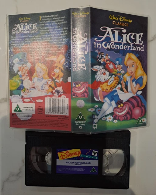 WALT DISNEY CLASSICS Alice In Wonderland VHS EUR 4,10 - PicClick IT