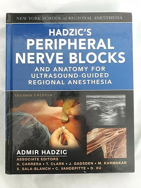 HADZIC'S PERIPHERAL NERVE Blocks and Anatomy for Ultrasound-Guided ...