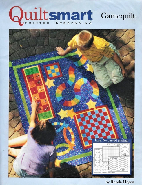 Kit de patrones de interfaz impresa Quiltsmart - edredón de juego de 51"" x 60"" - NUEVO, SIN USAR