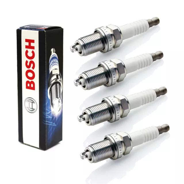 4x Fits BMW 3 Series E90 320i Genuine Bosch Double Platinum Spark Plugs