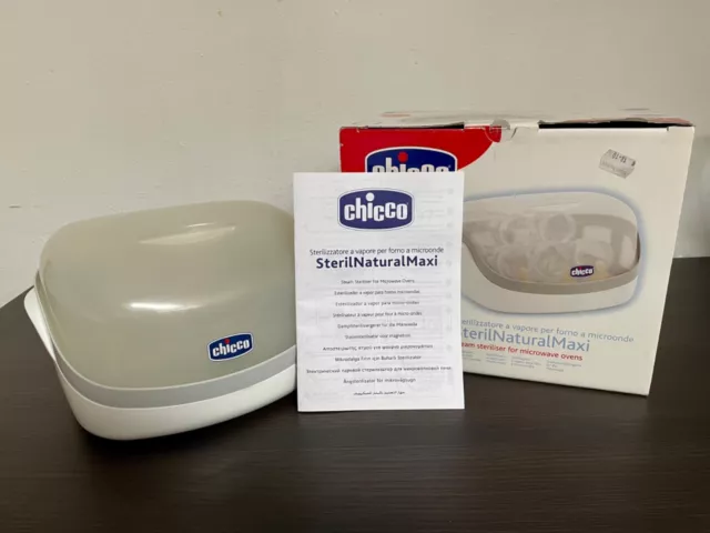 Chicco Sterilizzatore a vapore per forno a microonde SterilNaturalMaxi