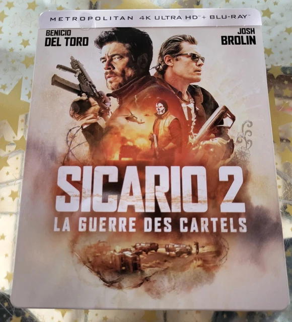Steelbook  4k Ultra HD + Blu-ray " SICARIO 2 la Guerre Des Cartels   "