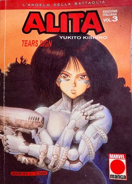 Alita L'Angelo della Battaglia vol.3 Tears Sign di Yukito Kishiro 1997 Marvel