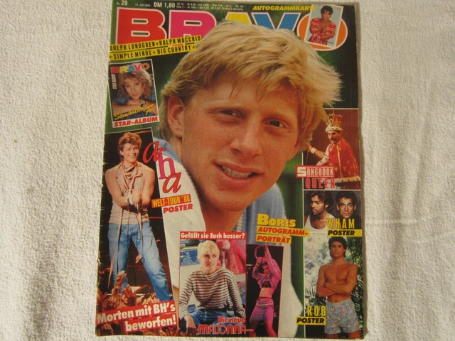 BRAVO  Nr 1 1 1986  Diego Maradona a-ha chris de Burgh Karate Kid 2 Samanth Fox