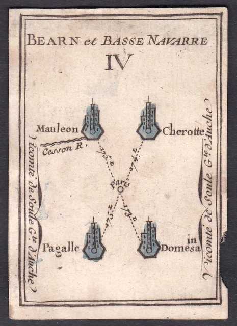 Béarn Nieder-Navarra France playing card carte a jouer Spielkarte cards cartes