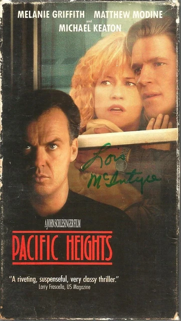 PACIFIC HEIGHTS VHS 1991 Melanie Griffith Matthew Modine Michael Keaton