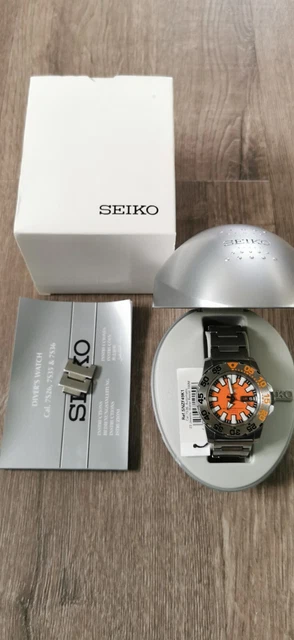 SEIKO 42MM BABY Monster Orange Dial Watch 7S36 03D0 SNZF49K1 Box Tag 225.00 PicClick UK