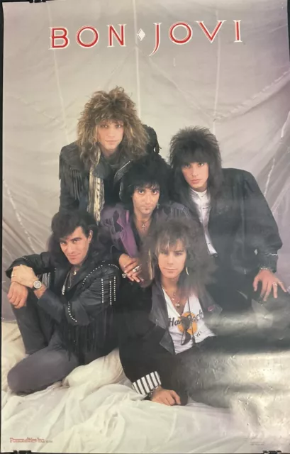 Bon Jovi - Band Posters 1986/1987 - 2 Posters in this Lot