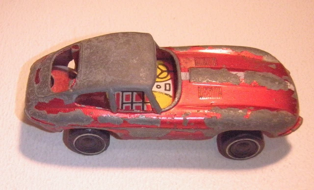 RARE VINTAGE MARX Toys Jaguar E Type Made in Hong Kong EUR 3,73