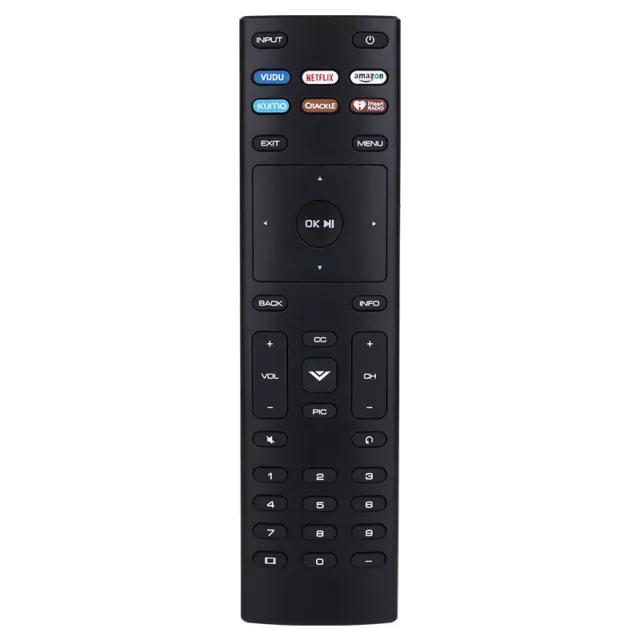 New XRT136 for Vizio Smart TV Remote Control w Vudu Amazon iheart Netflix 6 Keys