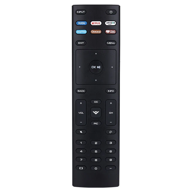 New XRT136 for Vizio Smart TV Remote Control w Vudu Amazon iheart Netflix 6 Keys