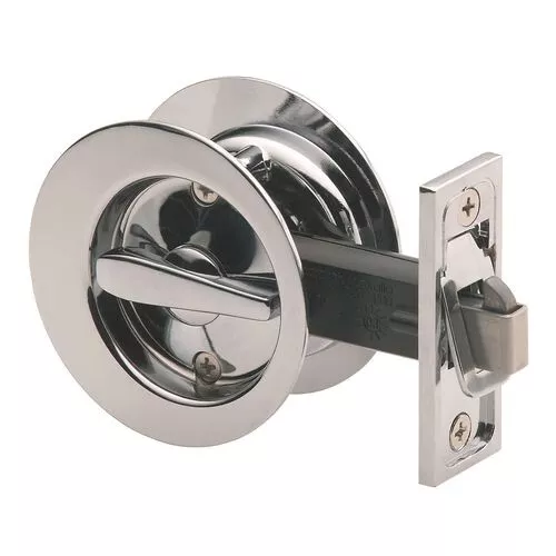 Gainsborough Privacy Sliding Cavity Set Circular Bright Chrome 395BCS