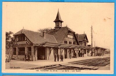 Cpa 95 Taverny - La Gare - Les Quais