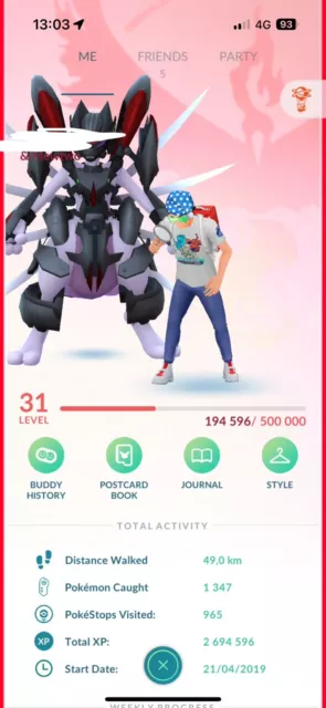 Account/compte Pokémon Go , Armored Mewtwo/ Mewtwo Armure , Clone Charizard/